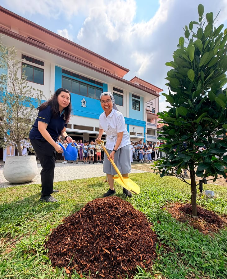 Opening of Rosary Garden